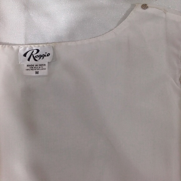 Reggio Sequined Blouse-Made in India-Silk-Medium - Picture 5 of 7